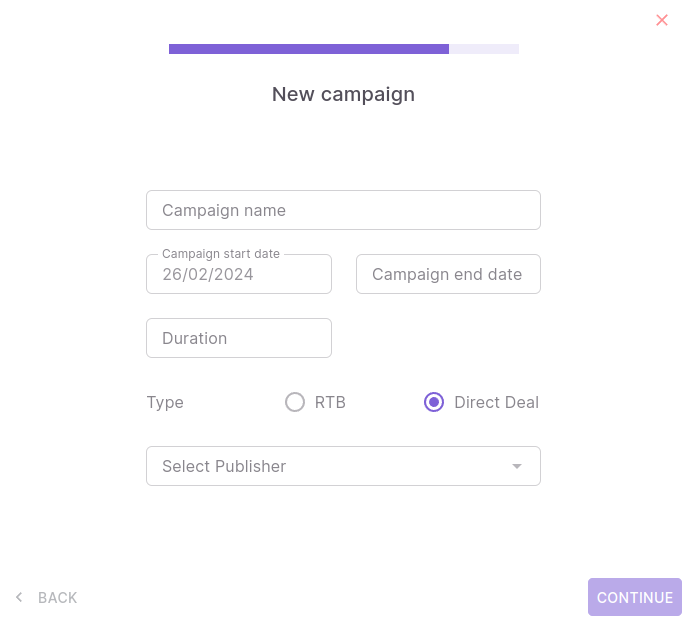 Campaign details